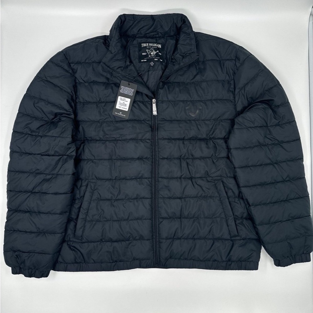 New With Tags - True Religion Black Puffer Jacket - Size 2XL